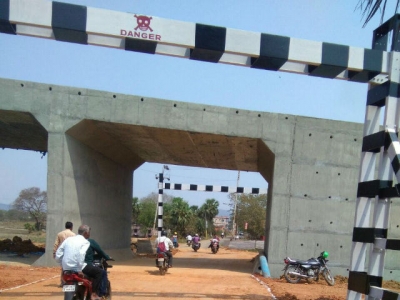 1st RUB (Road Under Bridge) commiccioned by RVNL near Kamakshyanagar on 09.03.2017