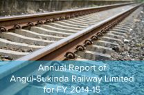 Annual Report of Angul Sukinda Railway Limited for FY 2014-15