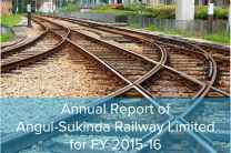 Annual Report of Angul Sukinda Railway Limited for FY 2015-16